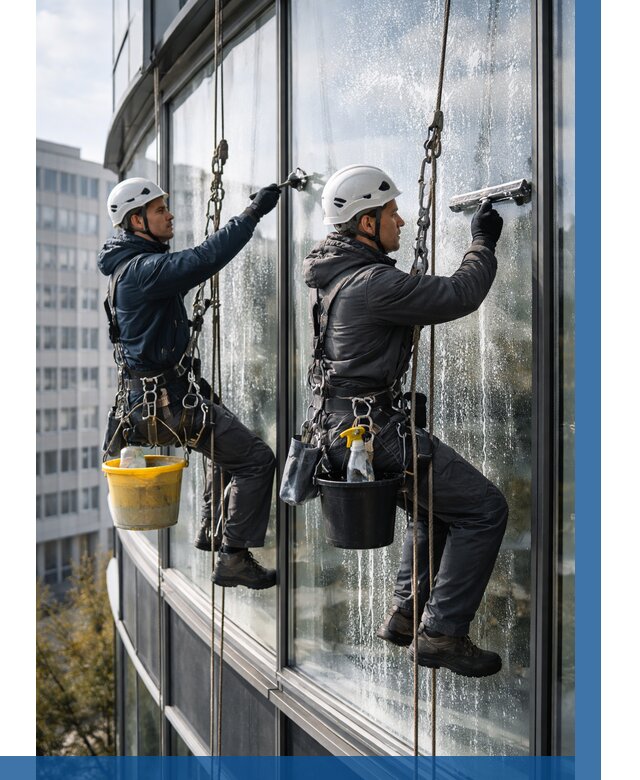 Мойка панорамных окон в Невинномысске от 358 р. заказать у ВЫСОТНИК-Нвн