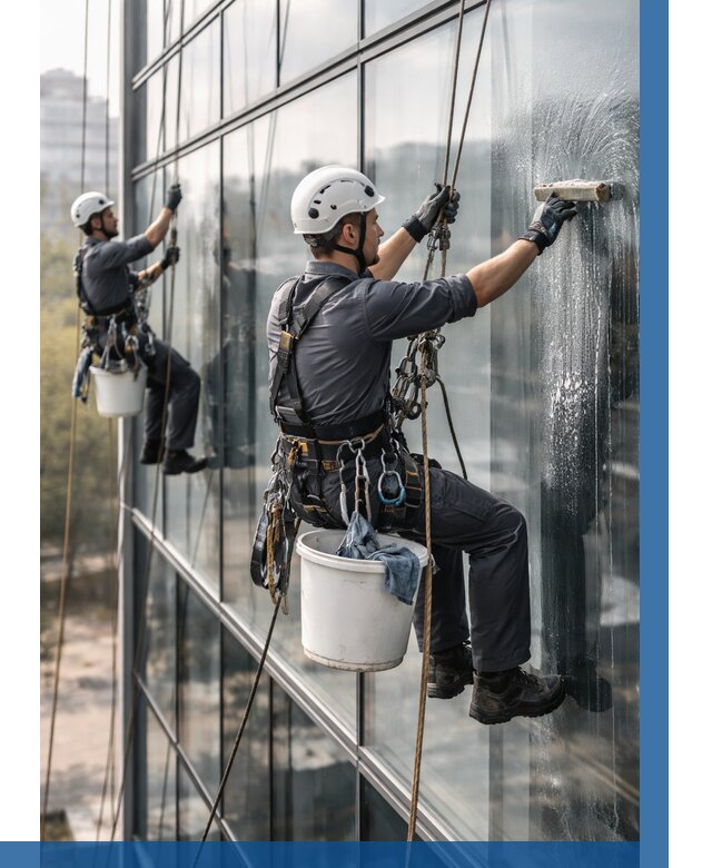 Мойка сплошного остекления в Невинномысске, заказать от 307 р.| ВЫСОТНИК-Нвн