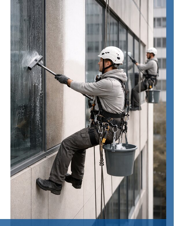 Мойка фасадов зданий в Невинномысске под ключ от 358 р. | ВЫСОТНИК-Нвн