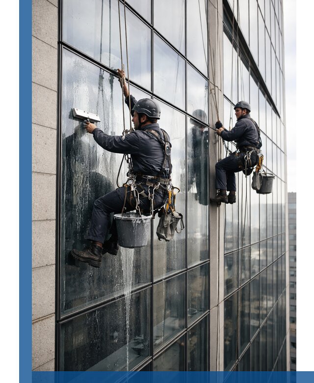 Профессиональная мойка стеклянных фасадов зданий в Невинномысске