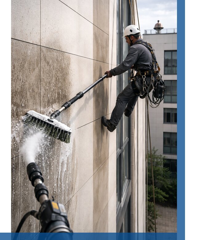 Мойка фасада из керамогранита в Невинномысске от 307 р. | ВЫСОТНИК-Нвн