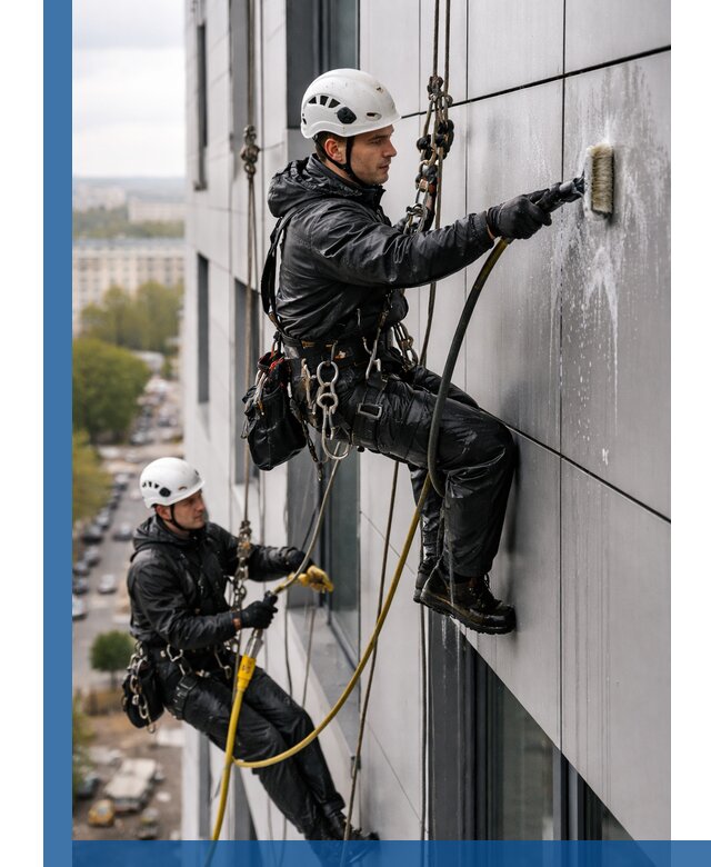 Профессиональная мойка фасада из композита в Невинномысске