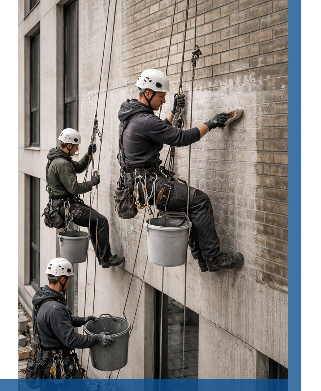 Удаление высолов с фасада в Невинномысске от 256 р. | ВЫСОТНИК-Нвн