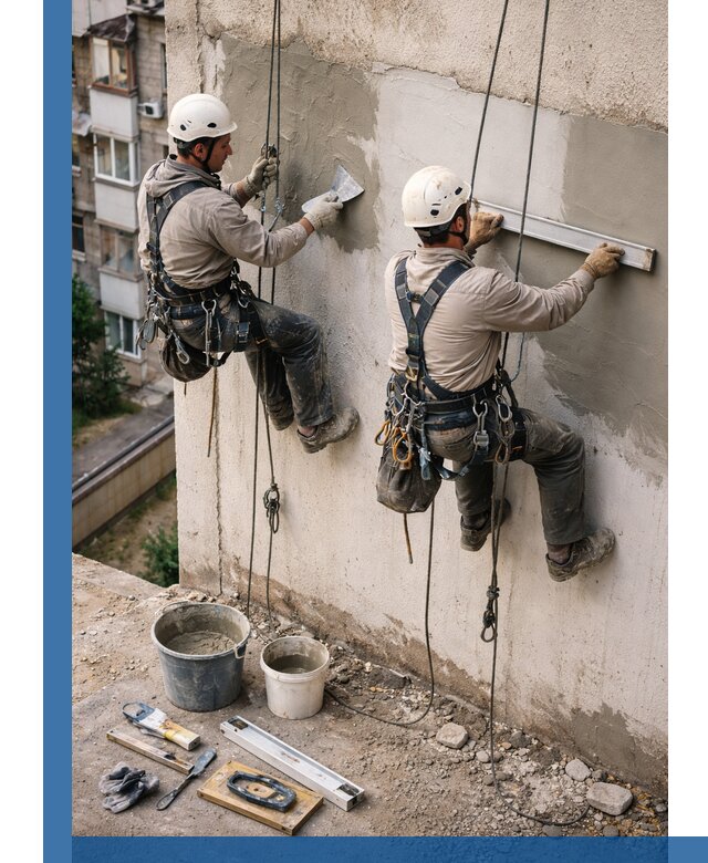 Комплексный ремонт штукатурного фасада с гарантией в Невинномысске