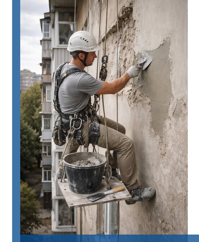 Восстановление фасадной штукатурки в Невинномысске с гарантией качества