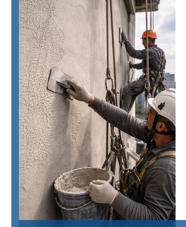 Декоративная штукатурка фасада с утеплением и защитой в Невинномысске