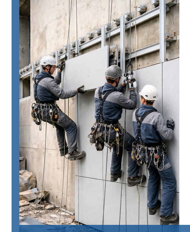 Монтаж вентилируемого фасада в Невинномысске под ключ с гарантией качества