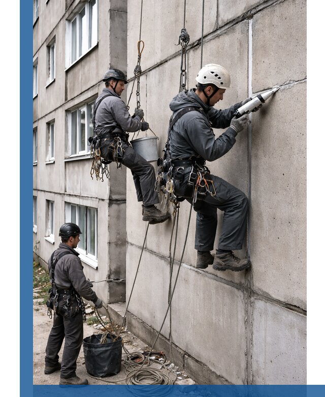Герметизация межпанельных швов в Невинномысске с гарантией герметичности