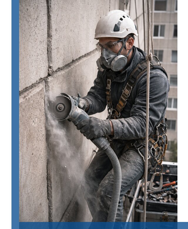 Штробление межпанельных швов в Невинномысске качественно и быстро