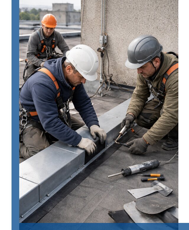 Ремонт кровельных примыканий в Невинномысске профессионально