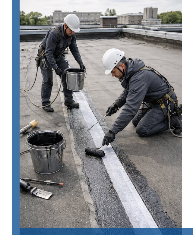 Гидроизоляция кровли мастикой в Невинномысске надежная защита