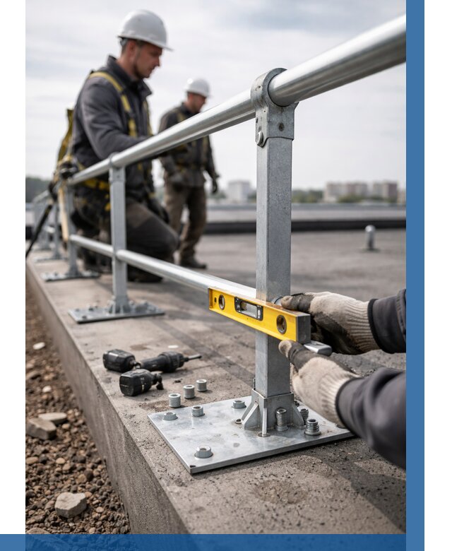 Монтаж кровельного ограждения в Невинномысске от 1227 р. | ВЫСОТНИК-Нвн