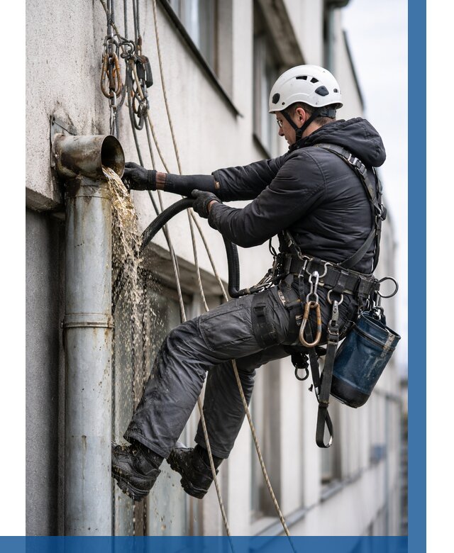 Прочистка водосточных труб в Невинномысске от 3580 р. | ВЫСОТНИК-Нвн