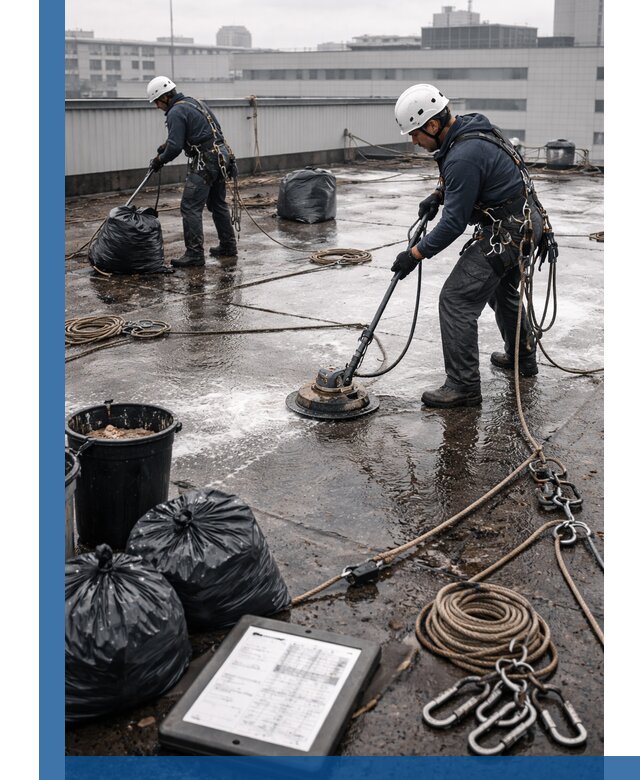 Плановая очистка кровли по графику в Невинномысске для безопасности