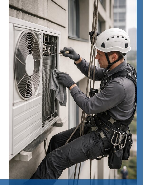 Обслуживание внешнего блока кондиционера в Невинномысске от 2762 р.ВЫСОТНИК-Нвн