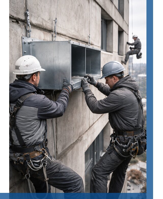 Монтаж вентиляционных коробов в Невинномысске от 3069 р. | ВЫСОТНИК-Нвн