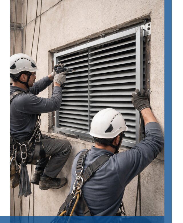 Монтаж вентиляционных решеток в Невинномысске от 4603 р. | ВЫСОТНИК-Нвн