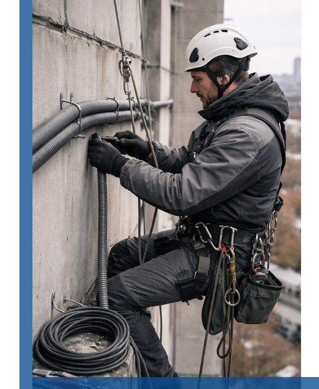 Профессиональный монтаж гофры для кабеля в Невинномысске с гарантией