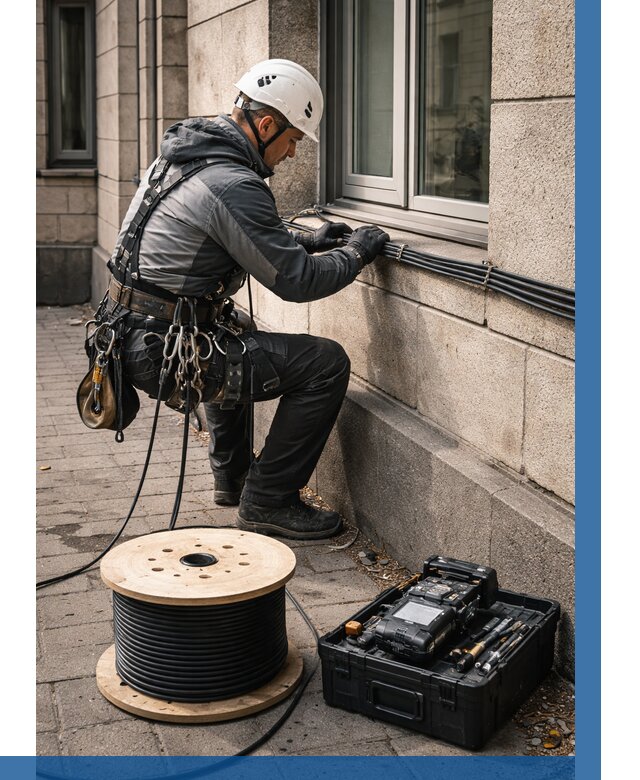 Прокладка оптоволоконного кабеля в Невинномысске от 818 р. | ВЫСОТНИК-Нвн