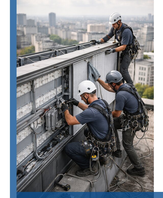 Профессиональное обслуживание крышной рекламы в Невинномысске под ключ