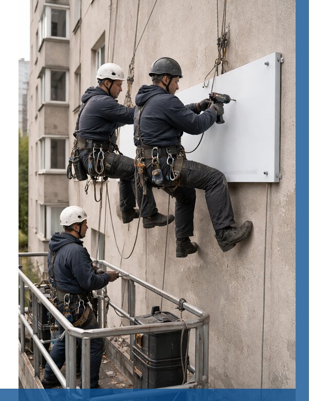 Монтаж табличек и указателей в Невинномысске от 3580 р. | ВЫСОТНИК-Нвн