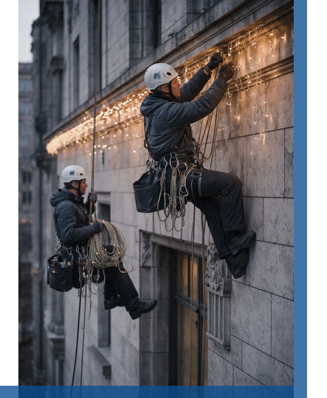 Монтаж новогодней иллюминации в Невинномысске от 8695 р. | ВЫСОТНИК-Нвн