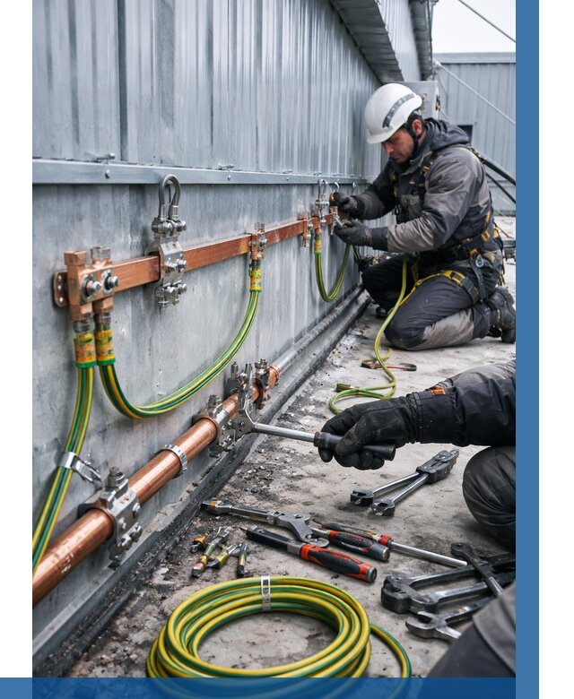 Монтаж заземления здания в Невинномысске от 25573 р. | ВЫСОТНИК-Нвн