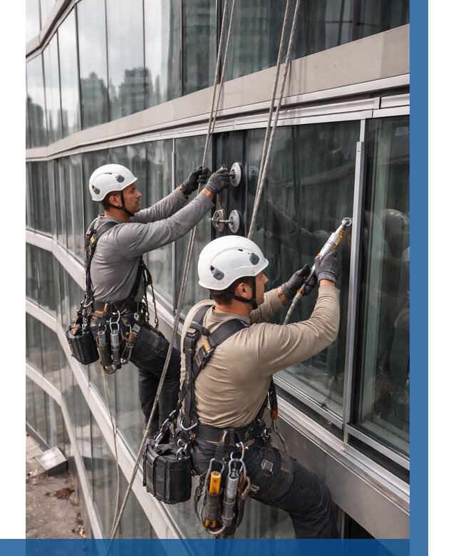 Радиусное остекление фасада в Невинномысске от 12275 р. | ВЫСОТНИК-Нвн