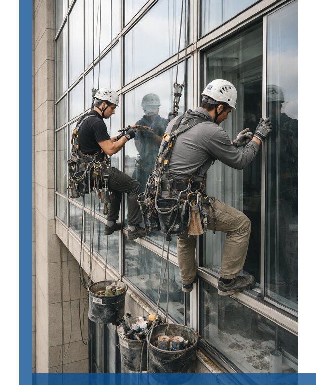 Ремонт витражных конструкций и фасадного остекления в Невинномысске