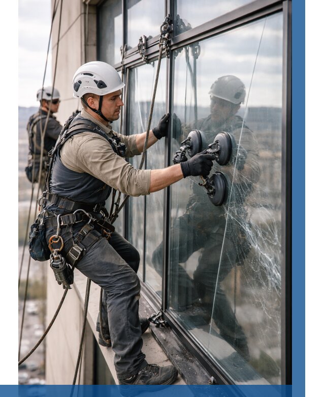 Замена стекла в витраже в Невинномысске под ключ от 8695 р. | ВЫСОТНИК-Нвн