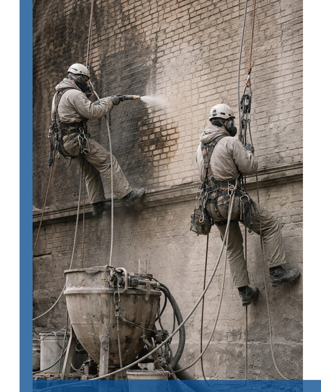 Пескоструйная очистка фасадов в Невинномысске профессионально