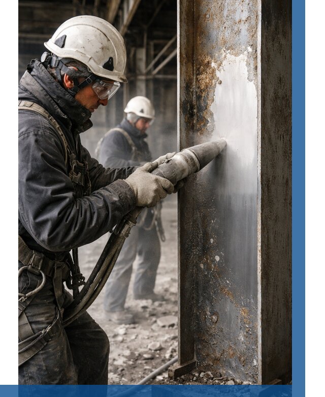 Удаление старой краски с металла в Невинномысске от 460 р. | ВЫСОТНИК-Нвн