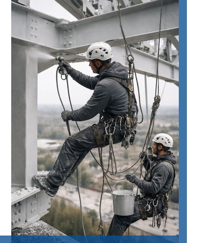 Покраска металлоконструкций на высоте в Невинномысске 358 р |ВЫСОТНИК-Нвн