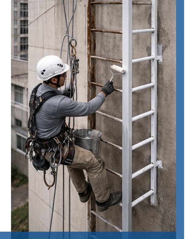 Покраска пожарных лестниц в Невинномысске от 4603 р. | ВЫСОТНИК-Нвн