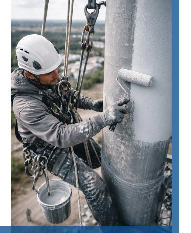 Покраска мачт связи под ключ в Невинномысске от 869 р. | ВЫСОТНИК-Нвн