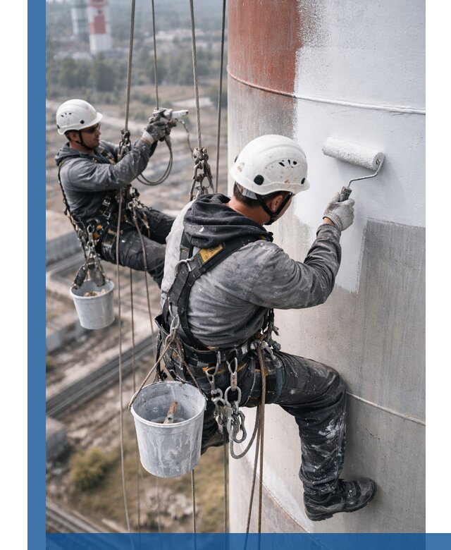 Покраска дымовых труб в Невинномысске: антикоррозийная защита и восстановление