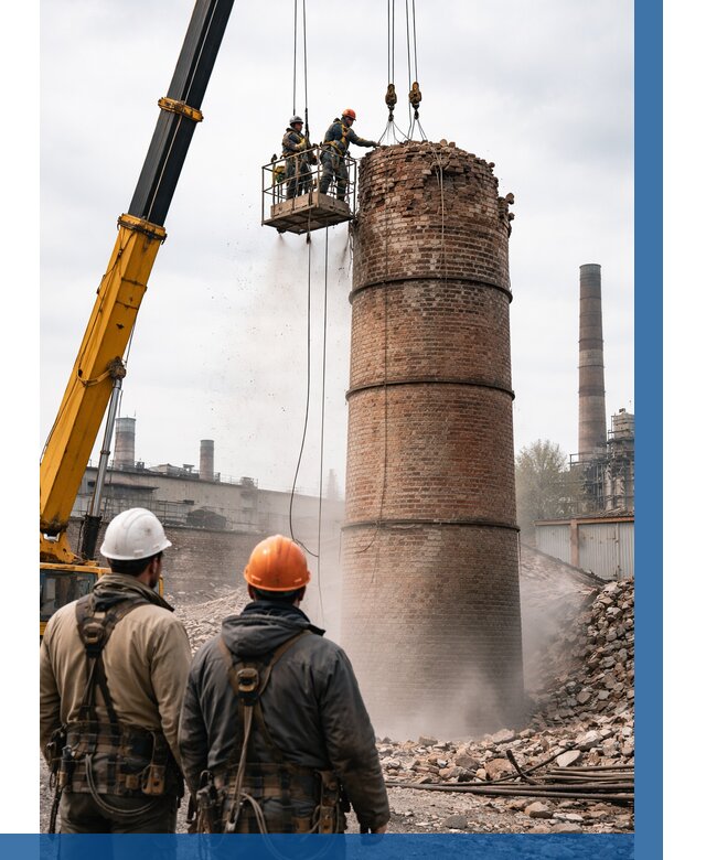 Демонтаж дымовой трубы в Невинномысске от 92061 р. | ВЫСОТНИК-Нвн, смета