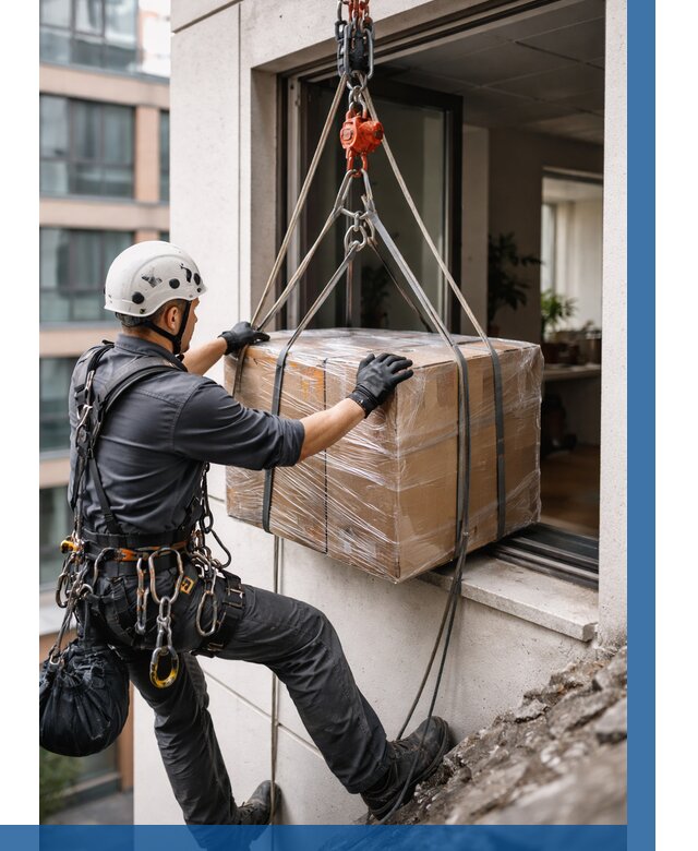 Подъем груза через окно в Невинномысске от 4603 р. | ВЫСОТНИК-Нвн