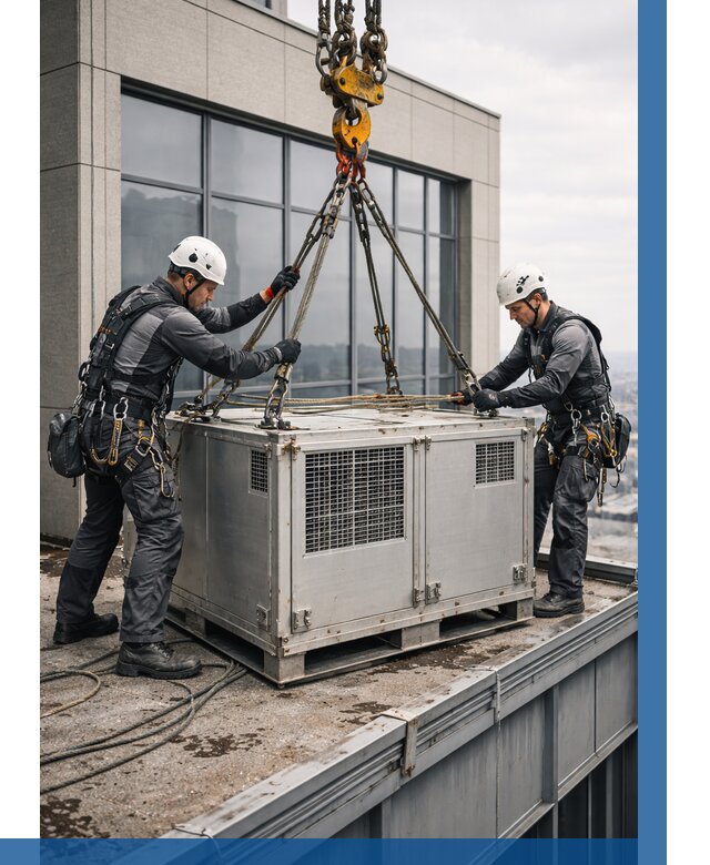 Такелажные работы на высоте в Невинномысске от 8183 р. | ВЫСОТНИК-Нвн