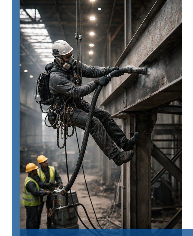 Обеспыливание конструкций в цехах промышленного производства в Невинномысске