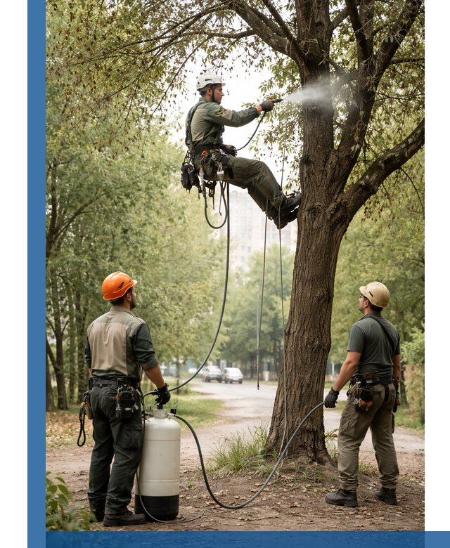 Обработка деревьев от вредителей в Невинномысске профессиональная защита